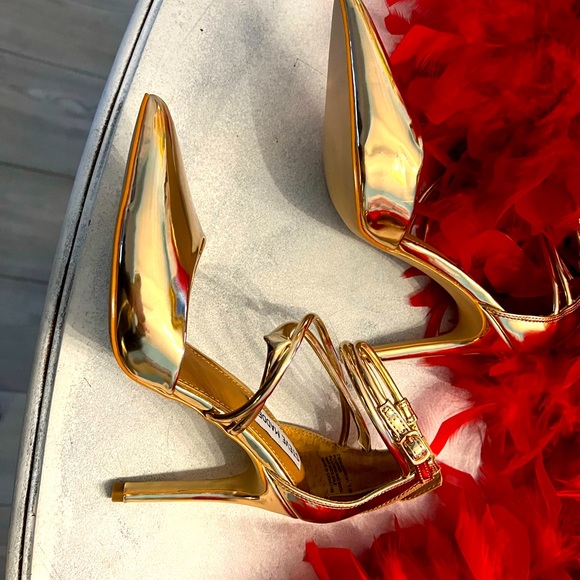 Steve Madden Metallic Pumps 7.5 Lightly worn - Picture 2 of 3